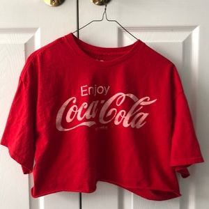 urban outfitters Coca-Cola crop top